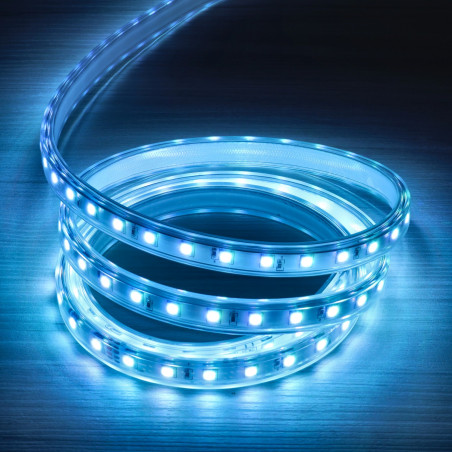 Striscia LED 220V RGB IP65...
