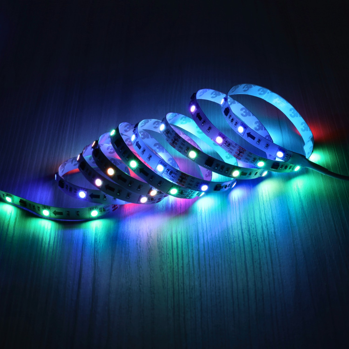 Tira mágica 12V IP20 RGB