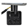 Flacher LED-Strahler 50 W IP66 mit Präsenzmelder