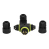 Connecteur T étanche 3x1,5mm² IP68