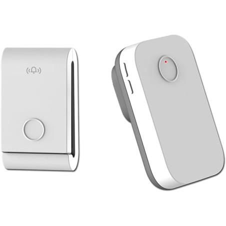 Timbre simple inalámbrico autoalimentado