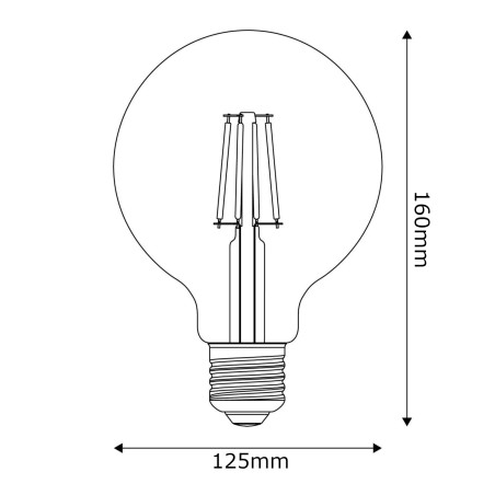 LAMPADINA REGOLABILE LED VECCHIO palloncino da 360o 6W