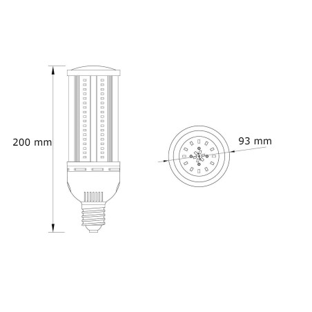 LED-Lampe Public Lighting 27W Professional Serie