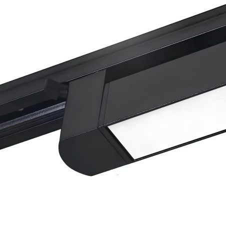 Spotlight LED-Stromschienenstrahler 40W einstellbar schwarz