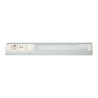Regleta LED bajo mueble 9W toma Schuko & USB A+C - blanco/gris
