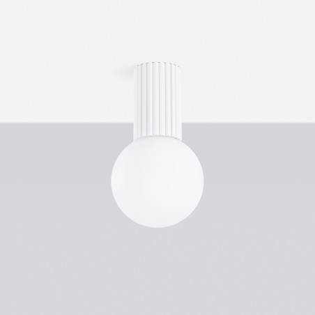 Lampada da soffitto HALO bianca IP44