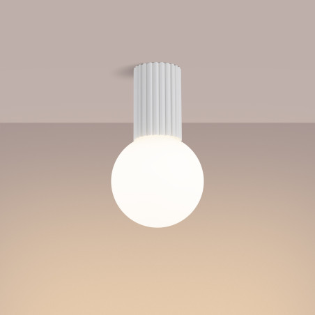 Lampada da soffitto HALO bianca IP44