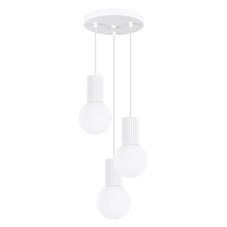 Pendant lamp HALO 3P white