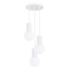 Lampe suspendue HALO 3P blanc