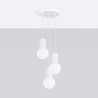 Lampe suspendue HALO 3P blanc