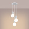 Lampe suspendue HALO 3P blanc