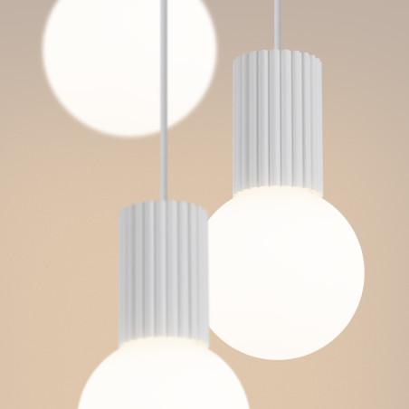 Pendant lamp HALO 3P white