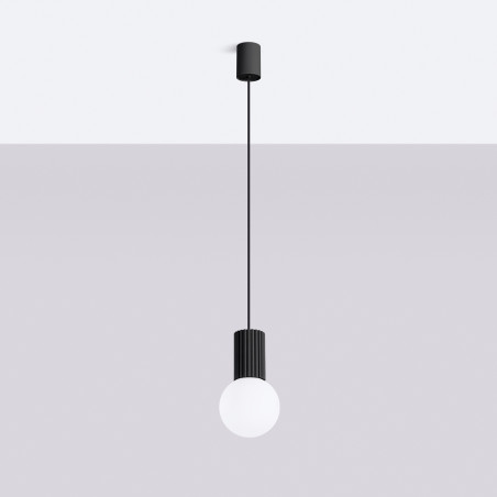 Lampe suspendue HALO 1 noir