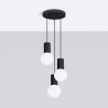 Lampe suspendue HALO 3P noir