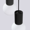 Pendant lamp HALO 3P black