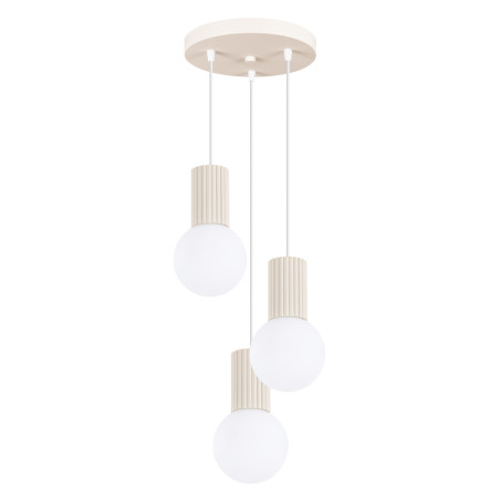 Pendant lamp HALO 3P beige