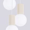 Lampe suspendue HALO 3P beige
