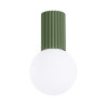 Ceiling lamp HALO olive green IP44