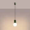 Lampe pendante HALO 1 vert olive