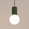 Lampe pendante HALO 1 vert olive
