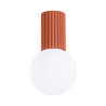 Ceiling lamp HALO red ochra IP44