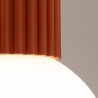 Luminária de teto HALO vermelho ocre IP44