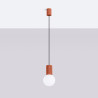 Lampe suspendue HALO 1 rouge ochra