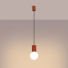 Lampe suspendue HALO 1 rouge ochra