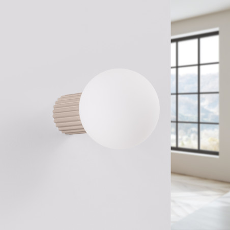 Wall lamp HALO taupe IP44