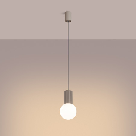 Pendant lamp HALO 1 taupe