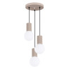 Lampe suspendue HALO 3P taupe