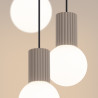 Lampe suspendue HALO 3P taupe