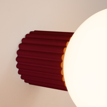 Lampada da parete HALO bordeaux IP44
