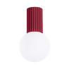 Ceiling lamp HALO burgundy IP44
