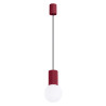 Pendant lamp HALO 1 burgundy