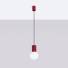 Pendant lamp HALO 1 burgundy
