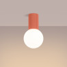 Ceiling lamp HALO peach IP44