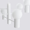 Lustre HALO 6 blanc