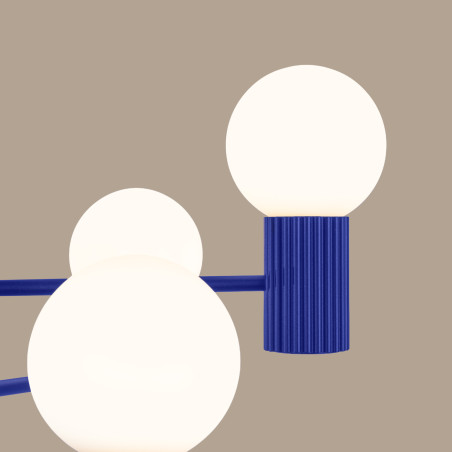 Lampadario HALO 6 ultramarino