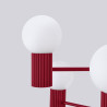 Lampadario HALO 6 bordeaux