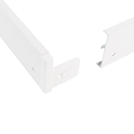 Aluminium surface frame for 60x60cm panel, 70mm height