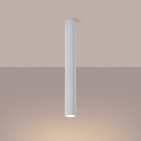 Lampada da soffitto KARBON 60 bianco