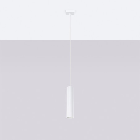 Lampe suspendue KARBON 1 blanc
