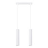 Pendant lamp KARBON 2 white