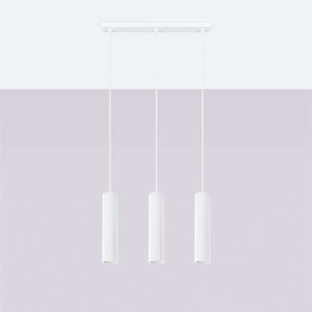 Candeeiro suspenso KARBON 3L branco