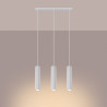 Pendant lamp KARBON 3L white