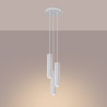 Pendant lamp KARBON 3P white