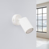 Candeeiro de parede KARBON branco com interrutor