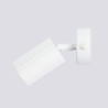 Candeeiro de parede KARBON branco com interrutor