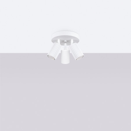 Lampada da soffitto KARBON 3P bianco